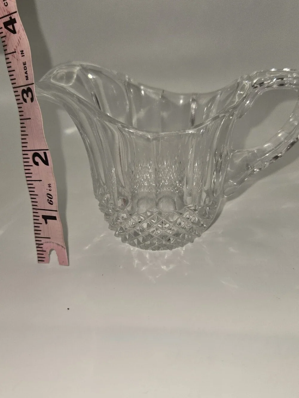 Vintage Glass Creamer Germany Small Chip